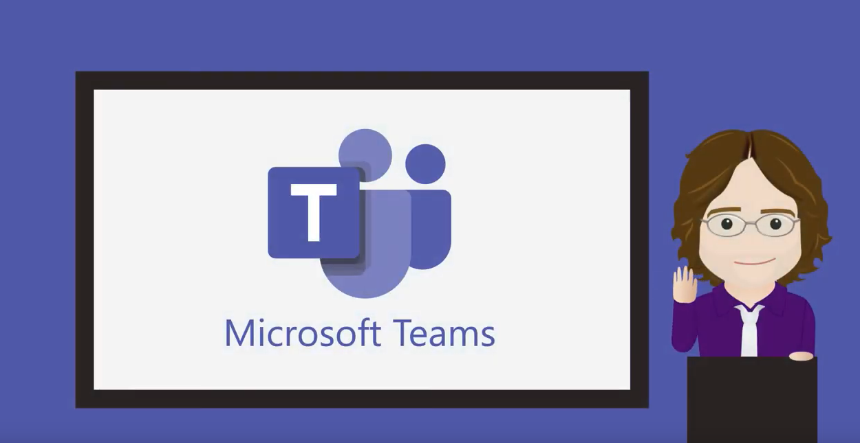 Andy and the Microsoft Teams Logo.